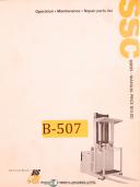 Big Joe-Big Joe SSC Series, Lift Truck , Operations Maintennace & Repair Parts Manual-SSC-01